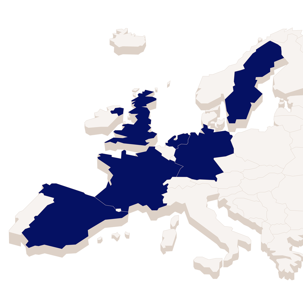 European_map_Aareon_locations