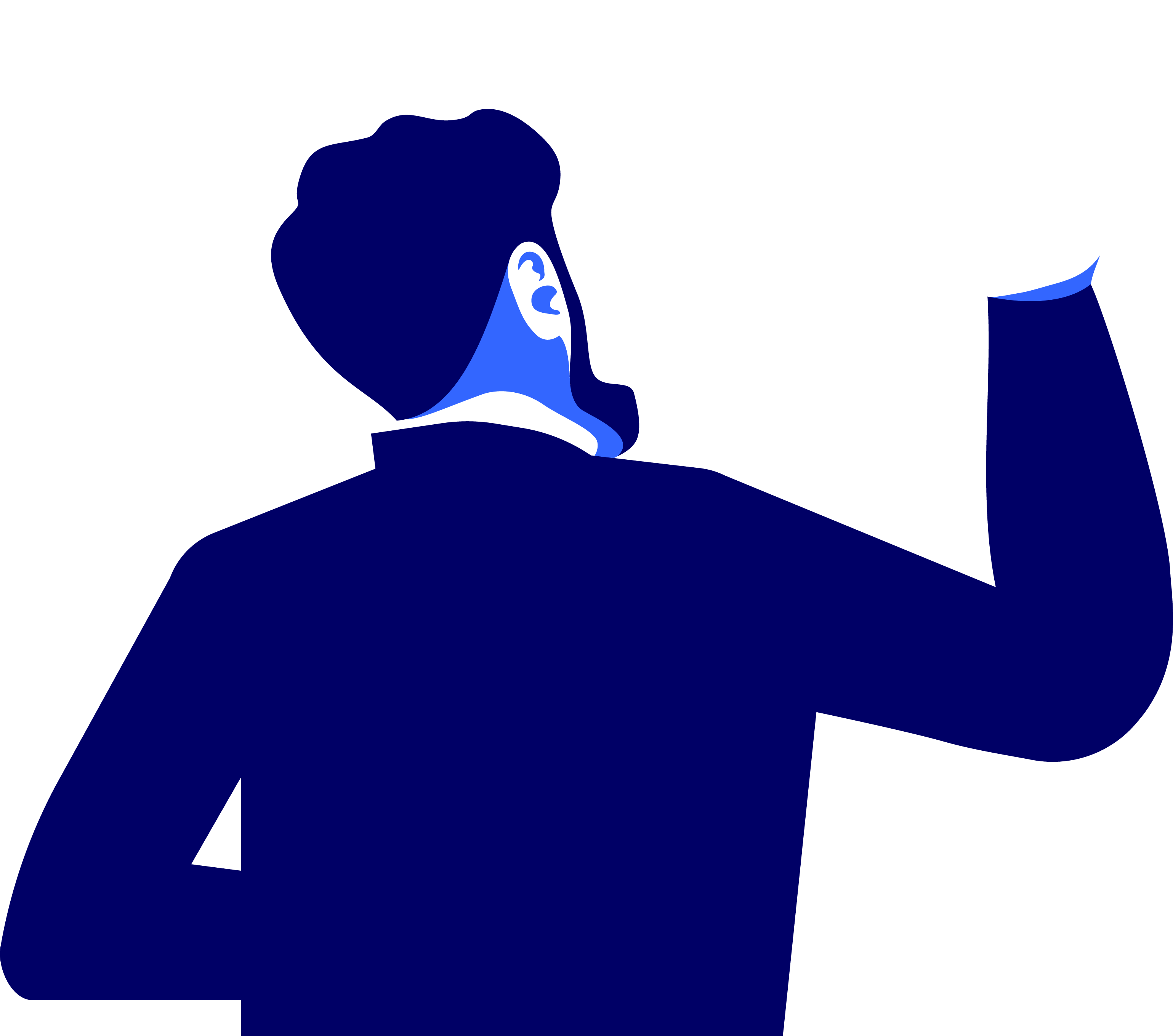 lounge-man-raised-his-finger