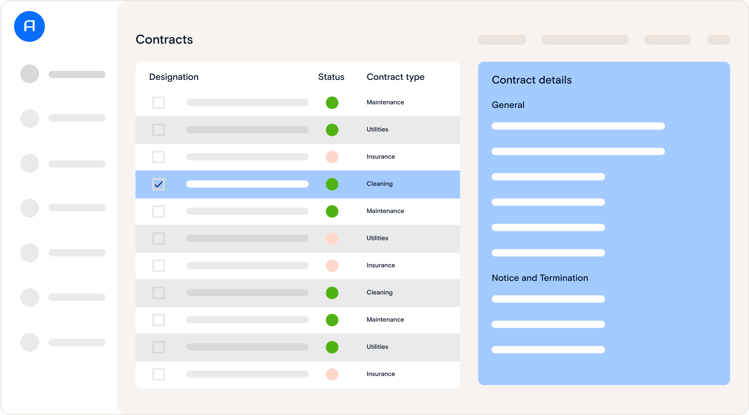 Contract details