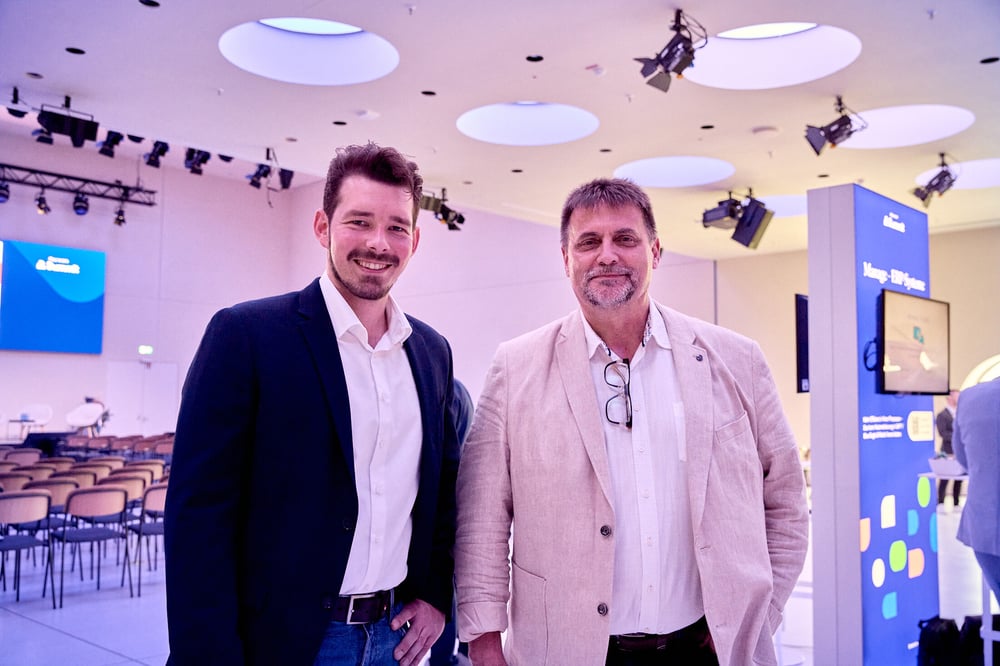 Aareon Summit mit Dennis-Heinrichs und Dr Henri Lüdeke von WBV-Coswig