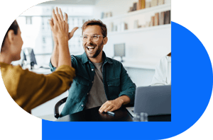 People_HighFive_Happy_Bright_Blue_AdobeStock_553721043