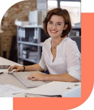 Smiling-Woman-Office-Shape-Coral_AdobeStock_125045428_web
