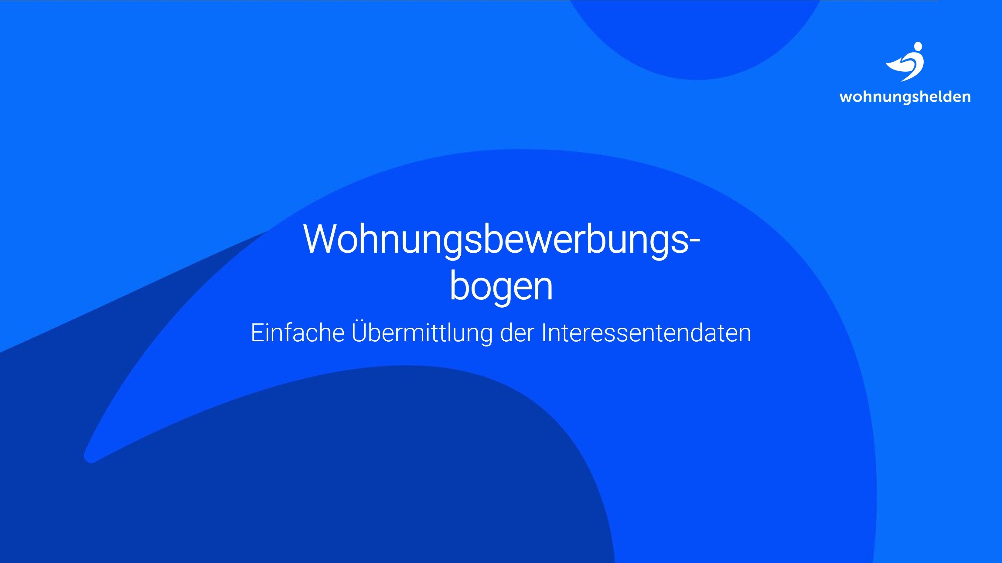 wohnungshelden Wohnungsbewerbungsbogen für Interessenten Thumbnail