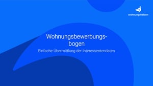 wohnungshelden - Wohnungsbewerbungsbogen für Interessenten Thumbnail