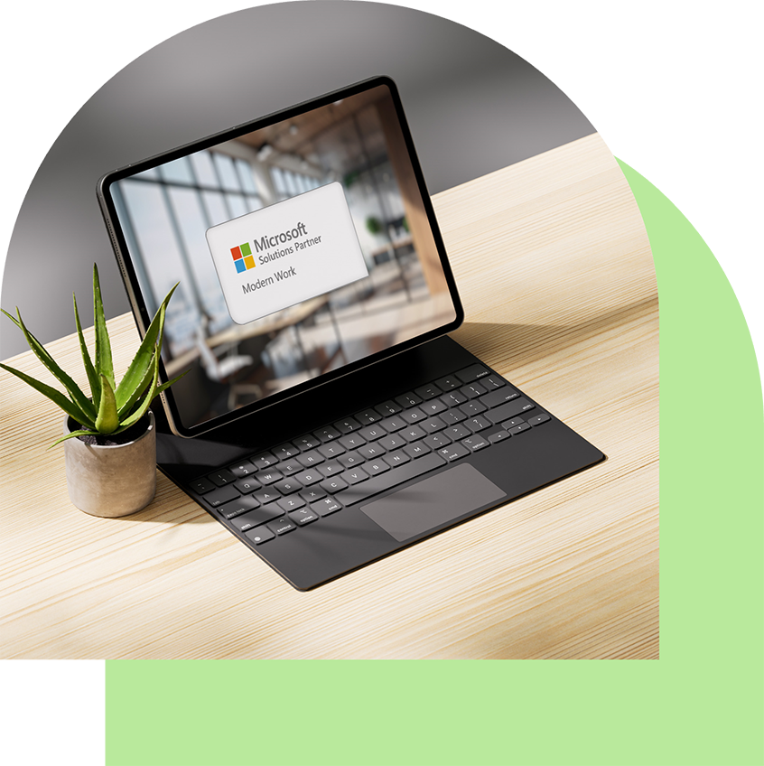 Microsoft Zertifikat Tablet Mockup