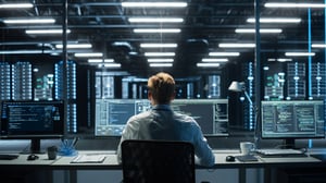 man_computer_data center_AdobeStock_493462097
